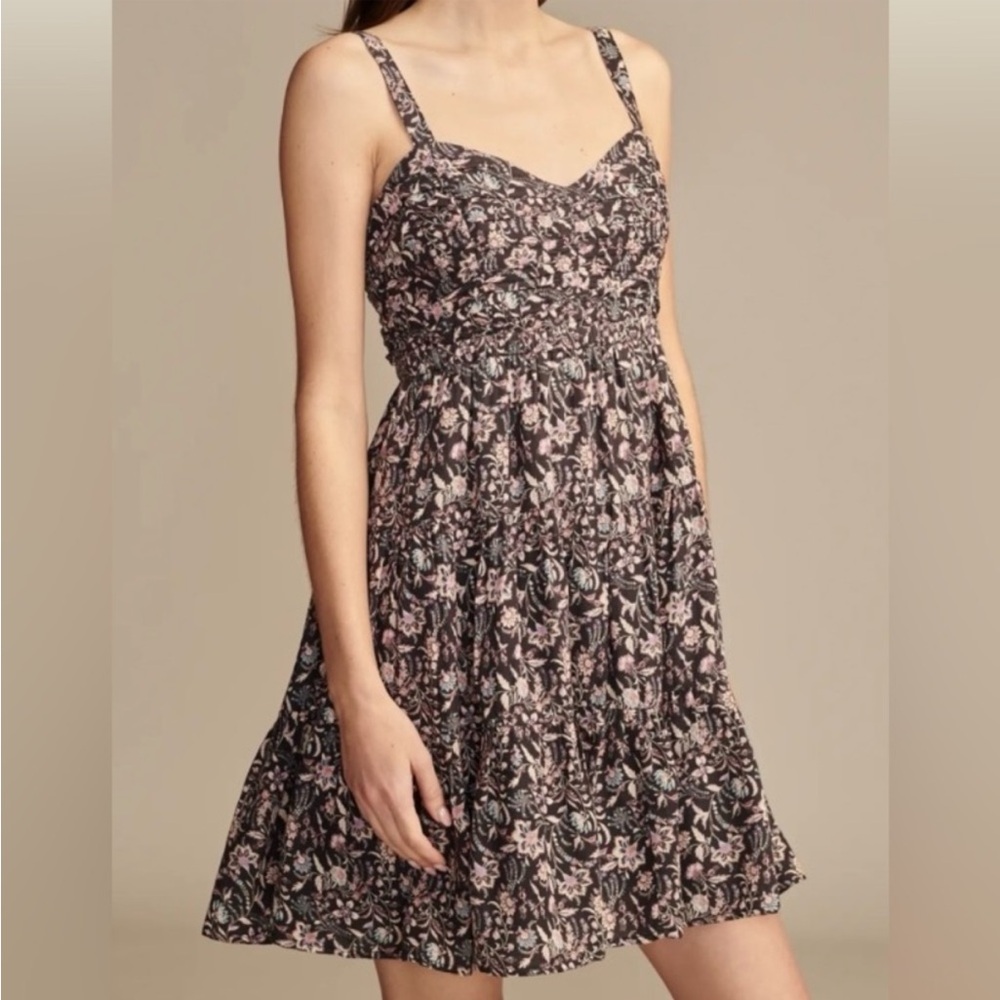 Cinched Bodice Mini Dress Lucky Brand